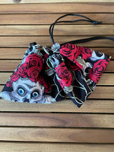 Load image into Gallery viewer, Skulls and roses treat bag