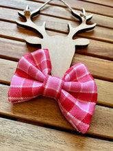 Load image into Gallery viewer, Cherry Pie Gingham Tartan - Pet Bandanas & Bow Ties