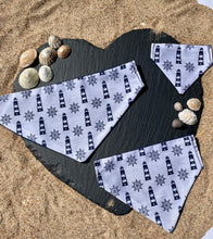 Load image into Gallery viewer, Let’s Walk To The Light House - Pet Bandanas