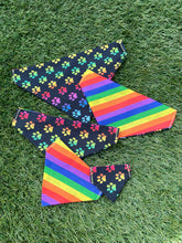 Load image into Gallery viewer, Paw Pride - Pet Bandanas & Matching Scrunchies