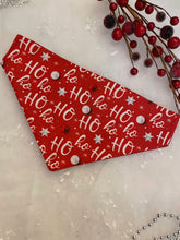 Load image into Gallery viewer, Ho Ho Ho did someone say Christmas bandana