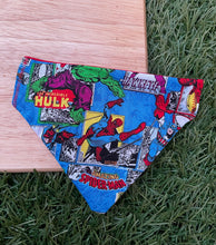 Load image into Gallery viewer, Superhero Marvel Comic book Pet Bandanas & Scrunchies