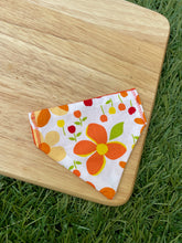 Load image into Gallery viewer, Blooming Lovely Bright Orange Flower - Pet Bandana & Matching Scrunchie