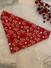 Load image into Gallery viewer, Ho Ho Ho did someone say Christmas bandana