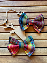 Load image into Gallery viewer, Tutti Frutti Tartan - Pet Bandanas & Matching Bow Ties