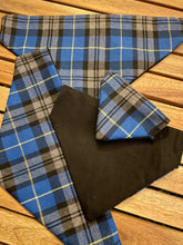 Load image into Gallery viewer, Och aye the blue Blue tartan bandana