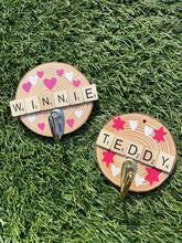 Load image into Gallery viewer, Wooden dog lead hook