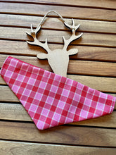 Load image into Gallery viewer, Cherry Pie Gingham Tartan - Pet Bandanas & Bow Ties