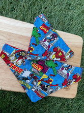 Load image into Gallery viewer, Superhero Marvel Comic book Pet Bandanas & Scrunchies