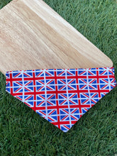 Load image into Gallery viewer, Union Jack Pet Bandana and scrunchie