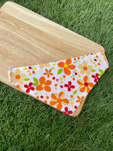 Load image into Gallery viewer, Blooming Lovely Bright Orange Flower - Pet Bandana & Matching Scrunchie