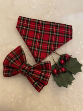 Load image into Gallery viewer, Could we be any more tartan, red tartan bandana