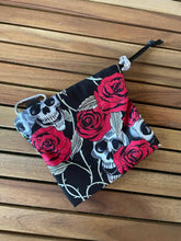 Load image into Gallery viewer, Skulls and roses treat bag
