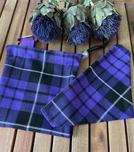 Load image into Gallery viewer, Thistle do nicely purple tartan treat bag