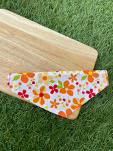 Load image into Gallery viewer, Blooming Lovely Bright Orange Flower - Pet Bandana & Matching Scrunchie