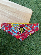 Load image into Gallery viewer, Spider Man Themed Pet Bandanas in Red