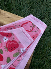 Load image into Gallery viewer, Pink strawberries pet bandana