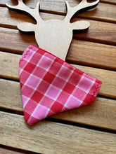 Load image into Gallery viewer, Cherry Pie Gingham Tartan - Pet Bandanas & Bow Ties