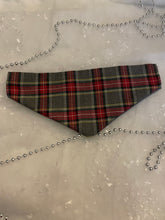 Load image into Gallery viewer, New Years Tartan, grey tartan bandana