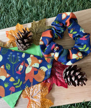 Load image into Gallery viewer, Who’s Looking Like a FOX? - Pet Bandanas & Matching Scrunchies
