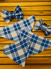 Load image into Gallery viewer, Bonnie blue tartan
