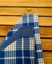Load image into Gallery viewer, Bonnie blue tartan
