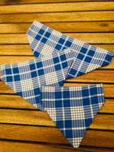 Load image into Gallery viewer, Bonnie blue tartan
