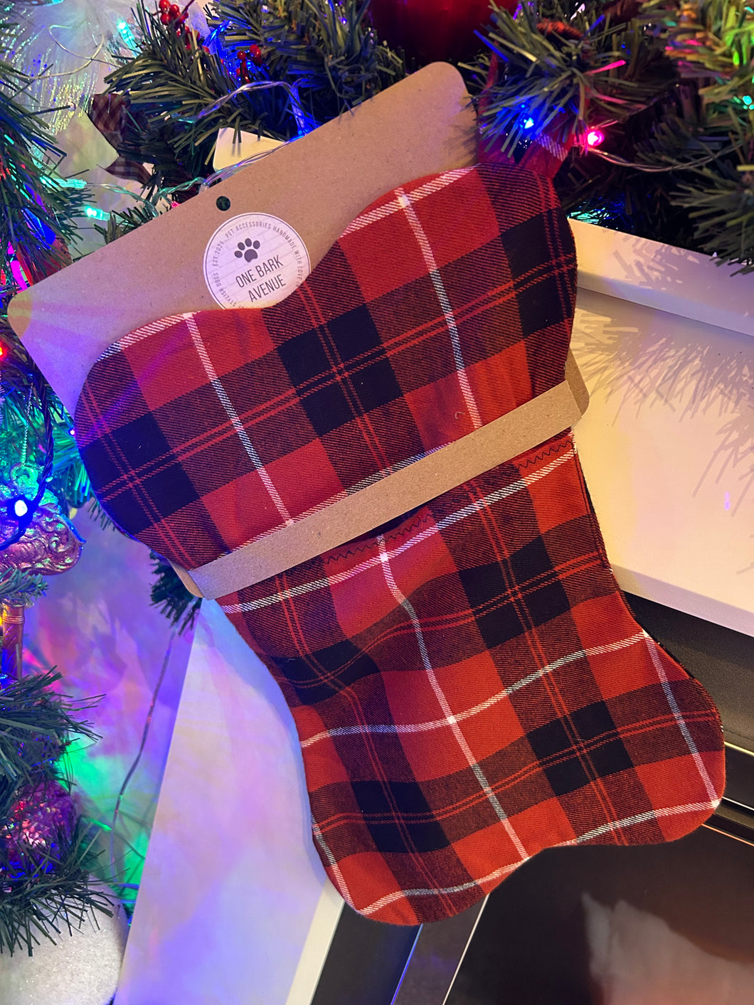 Christmas bone stocking