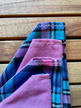 Load image into Gallery viewer, Candy Hearts Tartan -Pet Bandanas &amp; Matching Bow Ties
