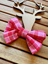 Load image into Gallery viewer, Cherry Pie Gingham Tartan - Pet Bandanas &amp; Bow Ties
