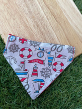Load image into Gallery viewer, Sail away for the summer pet bandana
