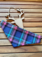 Load image into Gallery viewer, Candy Hearts Tartan -Pet Bandanas &amp; Matching Bow Ties
