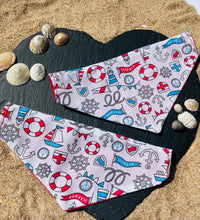 Load image into Gallery viewer, Sail away for the summer pet bandana
