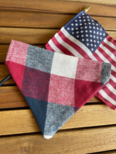 Load image into Gallery viewer, Americana - Pet Bandanas, Matching Bow Ties &amp; Treat Bags
