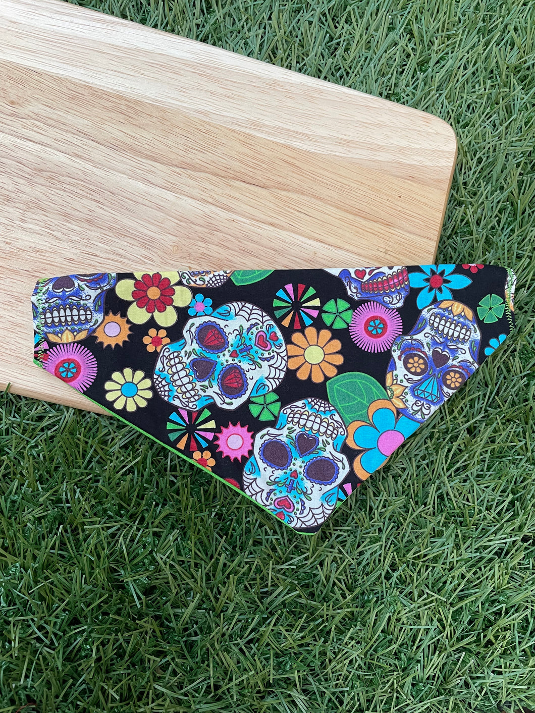 Sugar Skull Pet Bandana
