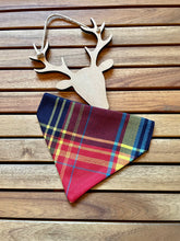 Load image into Gallery viewer, Tutti Frutti Tartan - Pet Bandanas &amp; Matching Bow Ties
