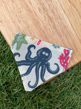 Load image into Gallery viewer, Under the sea pet bandana
