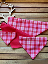 Load image into Gallery viewer, Cherry Pie Gingham Tartan - Pet Bandanas &amp; Bow Ties
