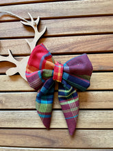 Load image into Gallery viewer, Tutti Frutti Tartan - Pet Bandanas &amp; Matching Bow Ties
