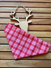 Load image into Gallery viewer, Cherry Pie Gingham Tartan - Pet Bandanas &amp; Bow Ties
