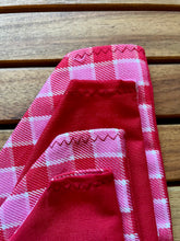 Load image into Gallery viewer, Cherry Pie Gingham Tartan - Pet Bandanas &amp; Bow Ties
