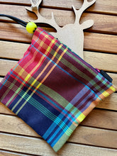 Load image into Gallery viewer, Tutti Frutti Tartan - Pet Bandanas &amp; Matching Bow Ties
