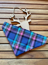Load image into Gallery viewer, Candy Hearts Tartan -Pet Bandanas &amp; Matching Bow Ties

