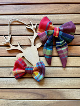 Load image into Gallery viewer, Tutti Frutti Tartan - Pet Bandanas &amp; Matching Bow Ties
